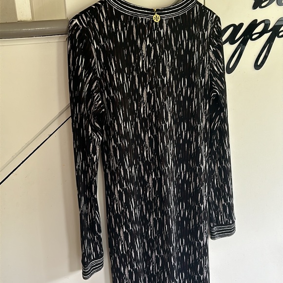 TORY BURCH Silk Jersey “Kareema” Midi Dress NEUTRAL US XL EUC - Picture 5 of 5